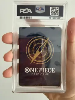 One Piece CCG Trafalgar Law 2023 Online Participant PSA 9 - Image 2