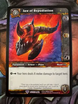 World of Warcraft TCG Promo Justice 2/12 Jaw of Repudiation - Image 1
