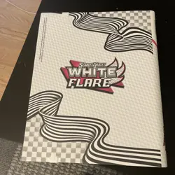 New Collectible POKEMON Trading Card Game OFFICIAL WHITE FLARE FOLDING BINDER - Image 3