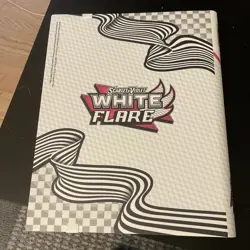 New Collectible POKEMON Trading Card Game OFFICIAL WHITE FLARE FOLDING BINDER - Image 4