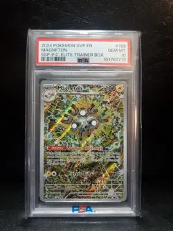 Magneton 159 Surging Sparks Pokemon Center ETB Promo Card PSA 10 Gem Mint 🤜🧨💥 - Image 1