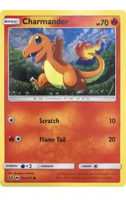Charmander 018a/147 Promo Alternate Art Promos Cosmos Holo Pokemon Card - Image 1