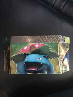 Pokemon Trading Card Game EMPTY XY Venusaur Tin with Insert - FAST SHIP - Image 4