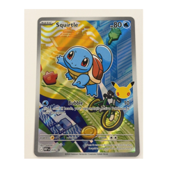 Pokemon Squirtle Promo Holo Stamped Card 2026 MEP 039 Basic 80 HP - Image 1
