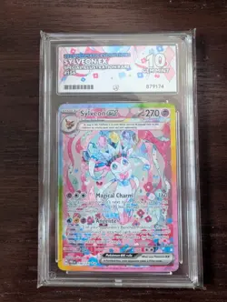 Pokemon Tcg - Sylveon EX Prismatic Evolutions Holo Card 156/131 Ace 10 All 10's - Image 1