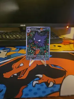 Haunter 027 Black Star Promo Illustration Rare Pokemon Mega Battle Deck Card 27 - Image 2
