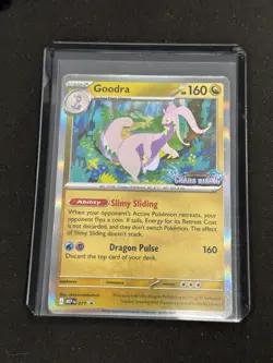 Goodra Chaos Rising Pre-Release - Stamped Promo Foil Pokemon Card 077 - Image 2