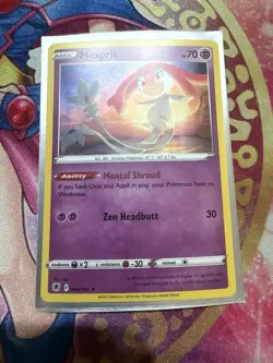 MESPRIT 66/189 - LP - ASTRAL RADIANCE RARE HOLO ENGLISH POKEMON CARD - Image 1