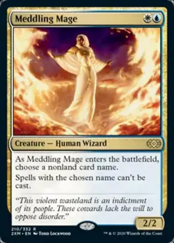 Meddling Mage -Foil Light Play MTG Double Masters - Image 1
