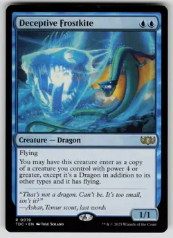 Deceptive Frostkite Normal R Commander: Tarkir: Dragonstorm 19 NM - Image 1