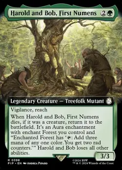 Harold and Bob, First Numens Extended Art Foil - PIP 0398 - NM - MTG Magic - Image 1