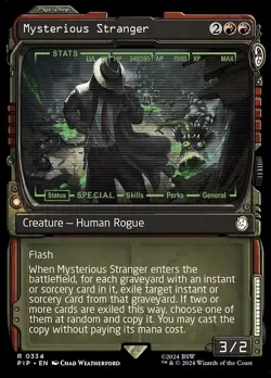 Mysterious Stranger Showcase - PIP 0334 - NM - MTG Magic - Image 1