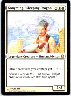 #16 Kongming, "Sleeping Dragon" Commander 2013 Rare - Image 1