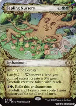Sapling Nursery (Showcase) [ECL - 328] - NM [Foil] TCG MTG - Image 1