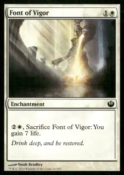 Font of Vigor Journey into Nyx MTG Magic the Gathering card - Image 1