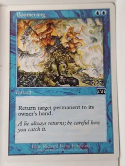 Boomerang - 6th Edition Core Set - Magic the Gathering MTG Nice! - Image 1