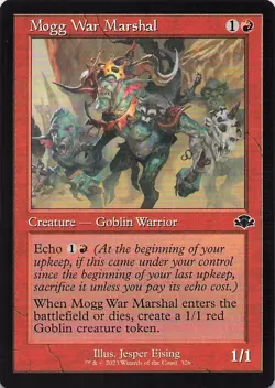 Mogg War Marshal (Retro Frame) Dominaria Remastered Regular - Image 1