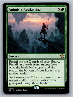 Animist's Awakening R 0261 Secrets of Strixhaven Regular - Image 1