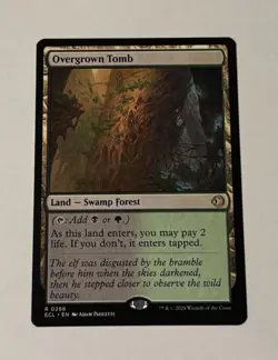 MTG Overgrown Tomb - Lorwyn Eclipsed LP - Image 1