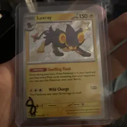 Luxray Pokemon Paldean Fates Shiny Holo Rare Card 137/091 NM Condition - Image 1