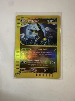 Pokemon Umbreon 32/144 Skyridge Reverse Holo Rare Card 2003 English TCG - Image 1