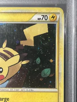 *2 Swirls* 2010 Pokemon HGSS Pikachu Holo Promo #HGSS03 PSA 7 Near Mint - Image 4