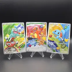 First Partner Illustration Collection Series 1 Kanto GEN 1 Starters Pokemon TCG - Image 1
