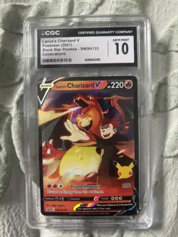 Lance's Charizard V SWSH133 Sword & Shield Promo Holo CGC 10 Pokemon TCG - Image 1