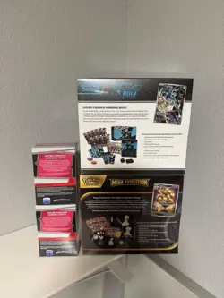 Pokemon 1x Black Bolt & 1x Mega evolution ETB & 2x white flare Booster Bundles - Image 3