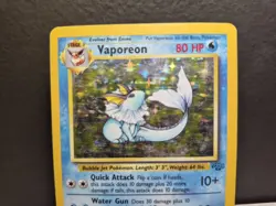 Pokemon TCG Vaporeon 12/64 – Jungle Holo Rare – Vintage WOTC 1999 - Image 4