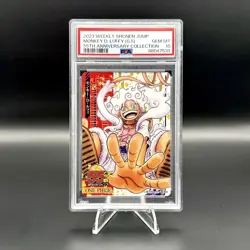 PSA 10 Luffy Nika Shonen Jump 55th Anniversary Japanese One Piece Card - Image 1
