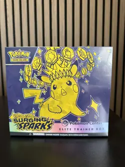 Pokemon TCG: Surging Sparks Pokemon Center ETB | SEALED | Slight Tear - Image 1
