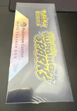 Pokemon TCG: Surging Sparks Pokemon Center ETB | SEALED | Slight Tear - Image 2
