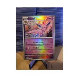 Pokemon Espeon 033/131 Sv: Prismatic Evolutions Master Ball Patter - Image 1