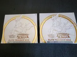 Pokemon TCG Brilliant Stars ETB New & Sealed lot of 2 - Image 1