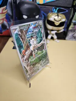 Pokemon Meowth 106/094 Me02: Phantasmal Flames Illustration Rare Holo 70 HP - Image 2