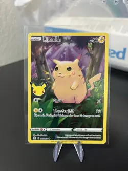 Pokemon TCG Pikachu 005/025 Celebrations Anniversary Basic Holo Rare English - Image 1
