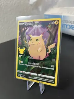 Pokemon TCG Pikachu 005/025 Celebrations Anniversary Basic Holo Rare English - Image 3