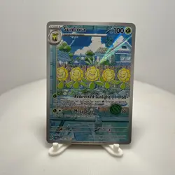 Pokemon TCG Sunflora Twilight Masquerade Illustration Rare - Image 1