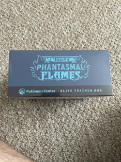 Pokemon TCG Mega Evolutions Phantasmal Flames Pokemon Center ETB New Sealed UK - Image 2