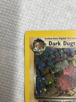 2000 Pokemon Team Rocket Dark Dugtrio Holo 6/82 Free Shipping - Image 3