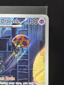 Pokemon Team Rocket’s Orbeetle 198/182 Destined Rivals Illustration Rare NM - Image 4