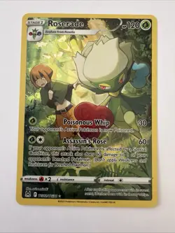 Roserade ⭐ TG02/TG30 Holo Lost Origin Trainer Gallery Pokemon NM - Image 1