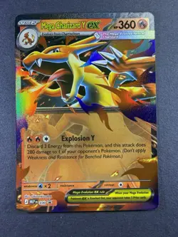 Pokemon Mega Charizard Y EX 030 MEP Full Art Holo Promo. 21 - Image 1