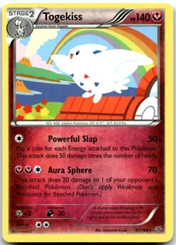 Pokemon Togekiss - Roaring Skies ROS #45/108 Rare LP SET FILLER!! - Image 1