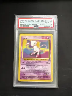 Pokemon League Promo Black Star Mew #8 2000 PSA10 - Image 1