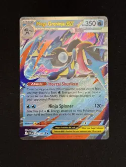 Mega Greninja ex Pokemon Chaos Rising 022/083 English NM In Hand - Image 1
