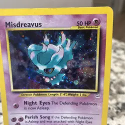 Pokemon Misdreavus Double Holo Neo Revelation 11/64 - Image 4