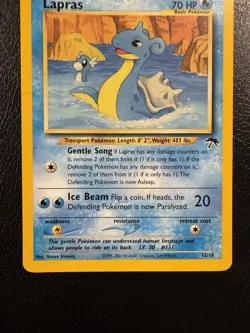 Pokemon TCG Southern Islands Lapras 12/18 Rare WotC Vintage Promo LP - Image 3