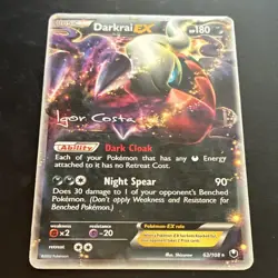 Pokemon Company Darkrai EX 63/108 World Championship Ultra Rare Regular Basic 1… - Image 1